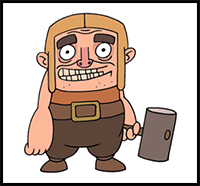 How to Draw Clash of Clans | Builder