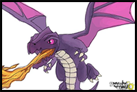 How to Draw Clash of Clans Dragon