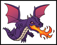 How to Draw a Dragon | Clash of Clans