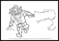How to Draw Electro Wizard from Clash Royale