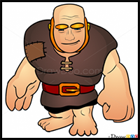 How to Draw Giant, Clash of Clans