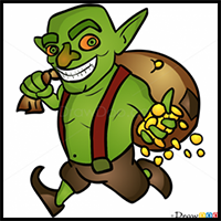How to Draw Goblin, Clash of Clans