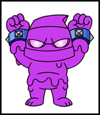 How to Draw Elixir Golem | Clash Royale