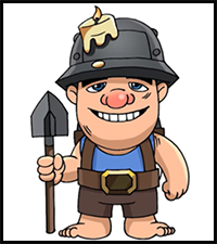 How to Draw Clash Royale | Miner