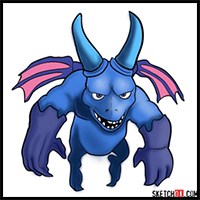 How to Draw Minion from Clash of Clans