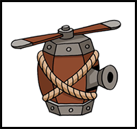 How to Draw Clash Royale | Flying Machine