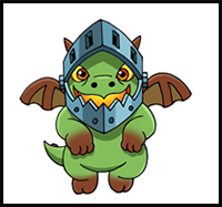 How to Draw Clash Royale | Inferno Dragon