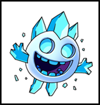 How to Draw Clash Royale | Ice Spirit