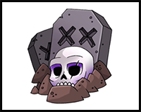 How to Draw Clash Royale | Graveyard