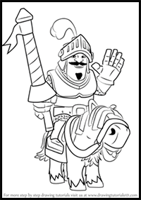 How to Draw Prince from Clash Royale