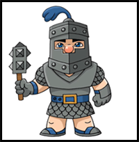 How to Draw Clash Royale | Dark Prince