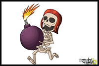 How to Draw Wallbreaker from Clash of Clans