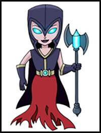 How to Draw Clash Royale | Night Witch