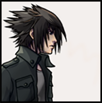 How to Draw Noctis Lucis Caelum Noct from Final Fantasy