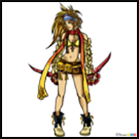 How to Draw Rikku, Final Fantasy