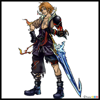 How to Draw Tidus, Final Fantasy