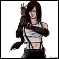 How to Draw Tifa, Final Fantasy