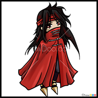 How to Draw Vincent Chibi, Final Fantasy