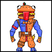 How to Draw the Beef Boss | Fortnite
