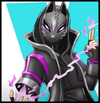 How to Draw Catalyst | Fortnite Season 10 Step-by-Step Drawing Tutorial