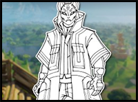 How to Draw MAX LEVEL DRIFT (Fortnite: Battle Royale) | Drawing Tutorial