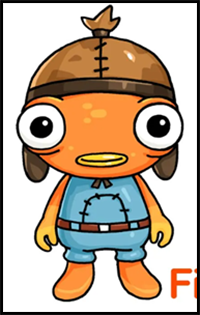 How to Draw Fortnite Fishstick Easy