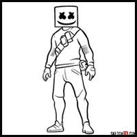 How to Draw Marshmello