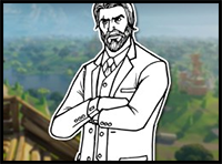 How to Draw REAPER (Fortnite: Battle Royale) Drawing Tutorial