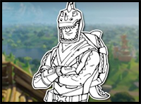 How to Draw REX (Fortnite: Battle Royale) Drawing Tutorial
