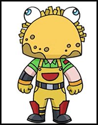 How to Draw Guaco Taco Skin | Fortnite Season X