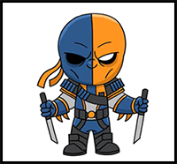 How to Draw Fortnite | Deathstroke Zero Skin