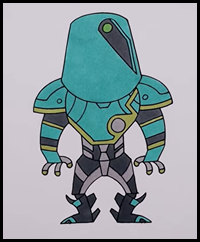 How to Draw Zyg | Fortnite Season 7