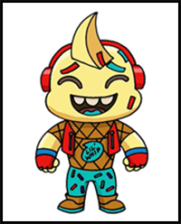 How to Draw Lil Whip | Fortnite (Step-by-Step Tutorial)
