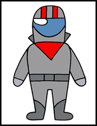 How to Draw Burnout from Fortnite