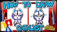 How to Draw Catalyst from Fortnite