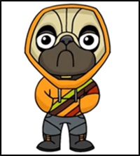 How to Draw Fortnite | Doggo | Step by Step