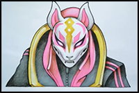 How to Draw Drift Skin | Fortnite Battle Royale Characters Drawing