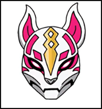 How to Draw Fortnite | Drift Mask