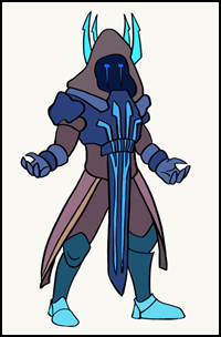 How to Draw Ice King from Fortnite