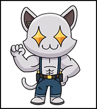 How to Draw Ghost Meowscles | Fortnite