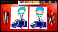 How To Draw The Fortnite Battle Bus