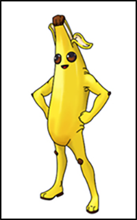 How to Draw Fortnite Peely Skin Banana