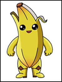 How to Draw Fortnite | Peely | Step-by-Step