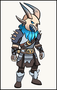 How to Draw Ragnarok from Fortnite