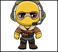 How to Draw Fortnite | Raptor