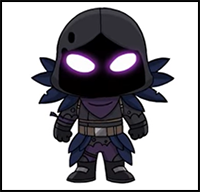 How to Draw Fortnite | Raven