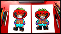 How To Draw Tomato Head From Fortnite