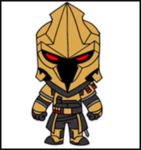 How to Draw Ultima Knight| Fortnite Tier 100