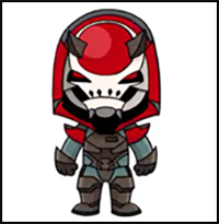 How to Draw Vendetta | Fortnite | Step-by-Step Tutorial