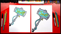How To Draw Fortnite Slurp Juice Pickaxe